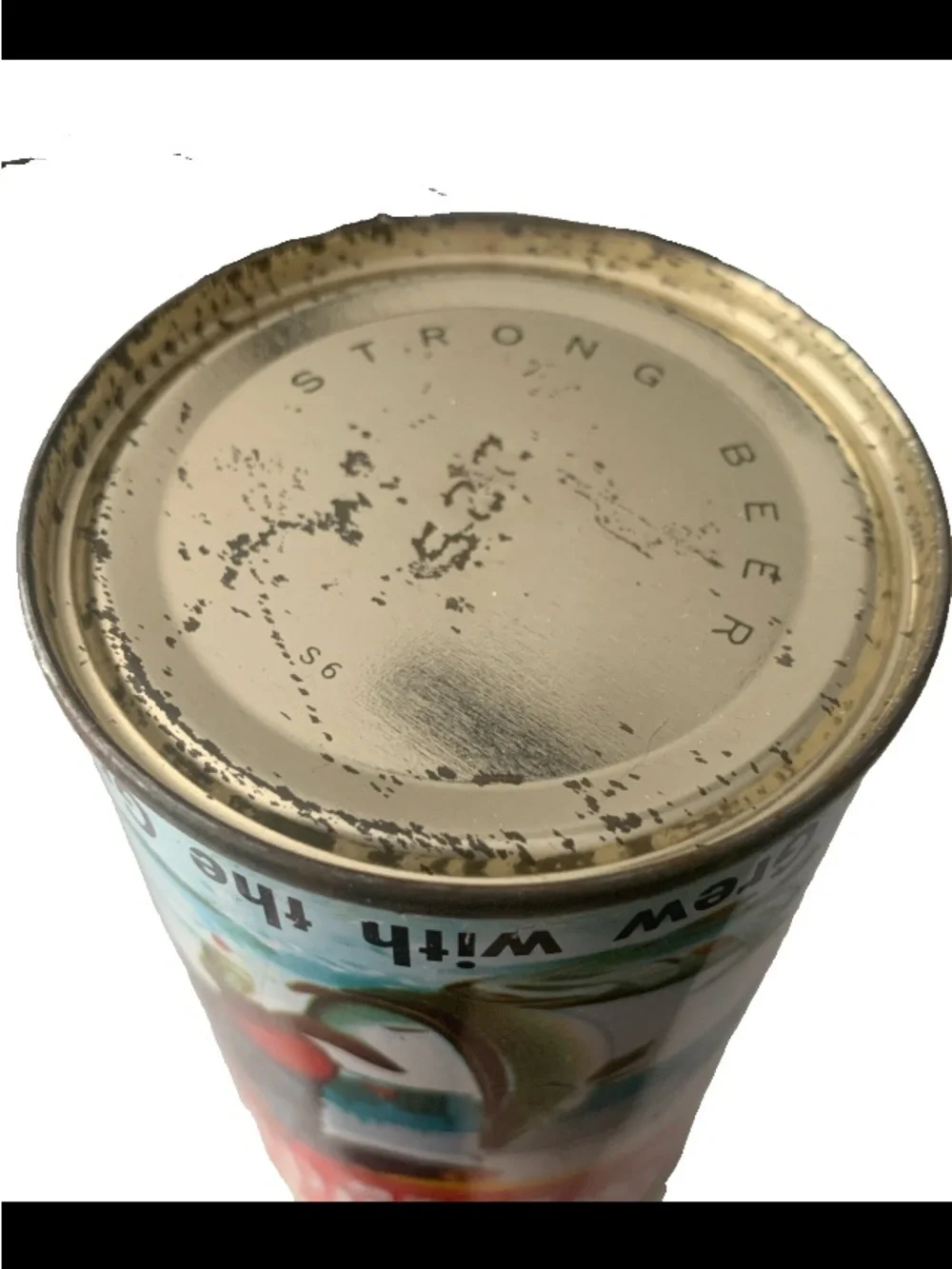 Vintage Beer Can Schmidt Beer Ice Fishing Empty Steel Can